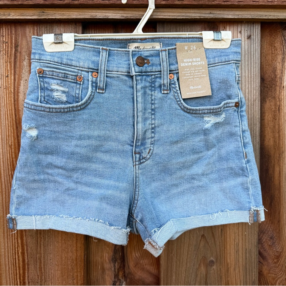NWT Madewell Denim Shorts - Light Blue